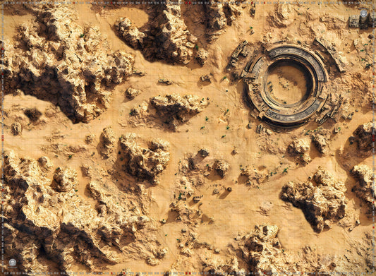 Bright Warhammer 40K Mats 60x44 with Deployment Zones and Grid