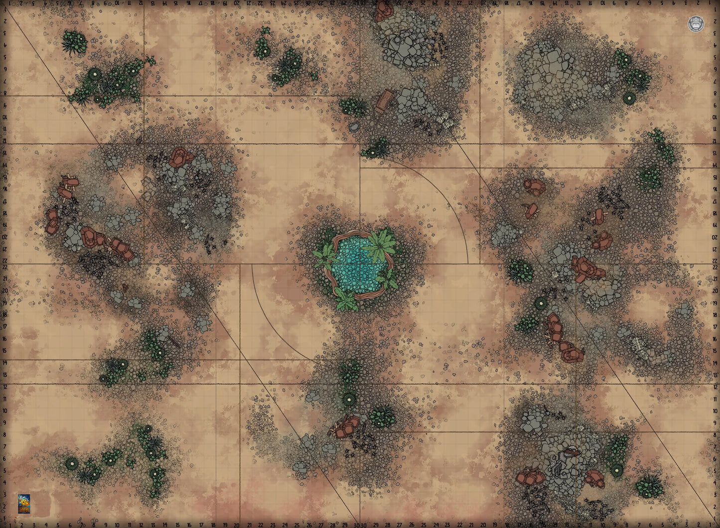 Warhammer 40K Competitive Mat 60x44 (PVC)