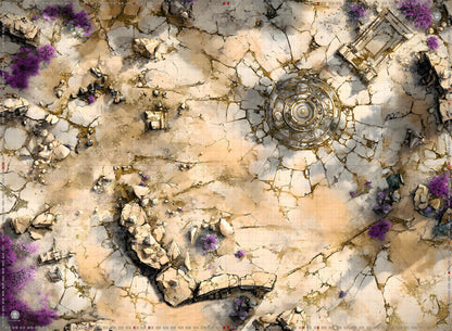 Bright Warhammer 40K Mats 60x44 with Deployment Zones and Grid